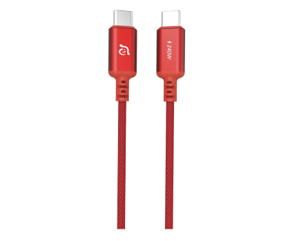Kabel USB Adam Elements CASA P200 USB–C/USB–C 240W 2m czerwony